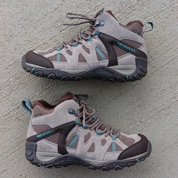 Merrell Deverta 2 Mid Waterproof Hiking Boots Womens 9 - Picture 5 of 8